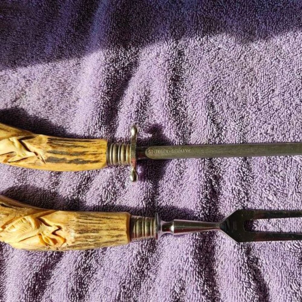 Stag Horn Fork & Knife Sharpener